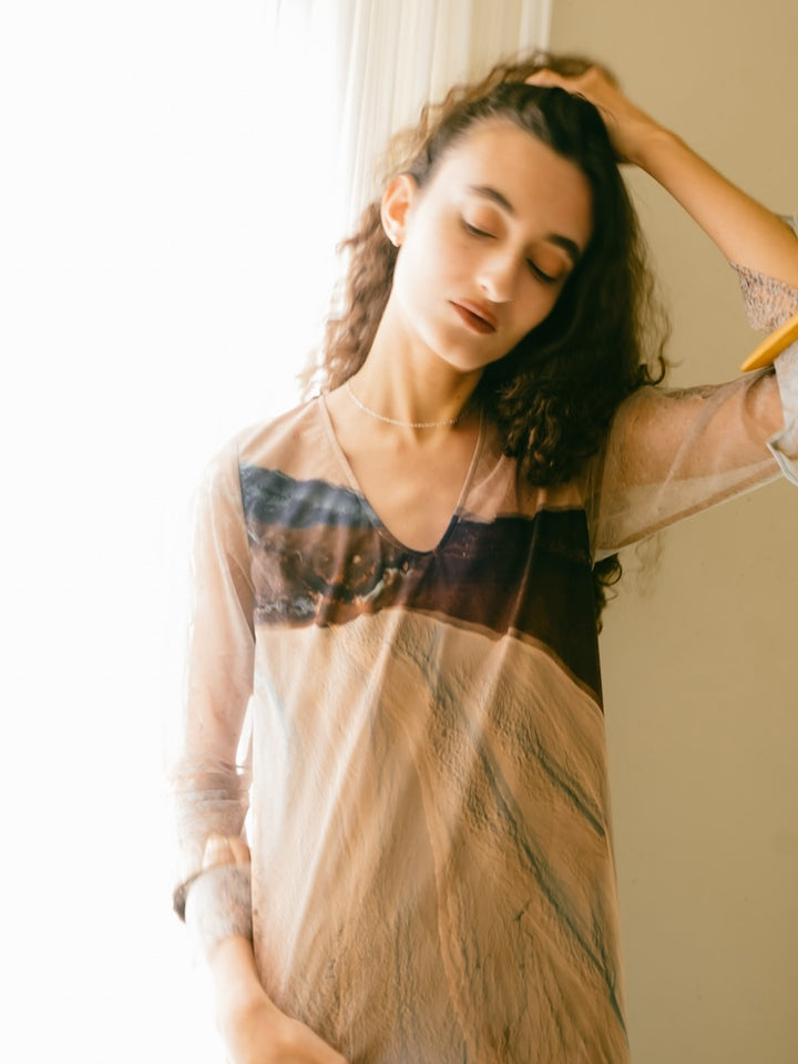 モデル身長：175cm / カラー：Beige