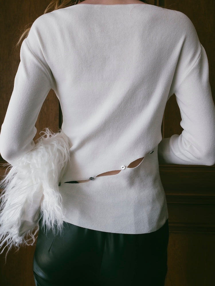 モデル身長：175cm / カラー：White