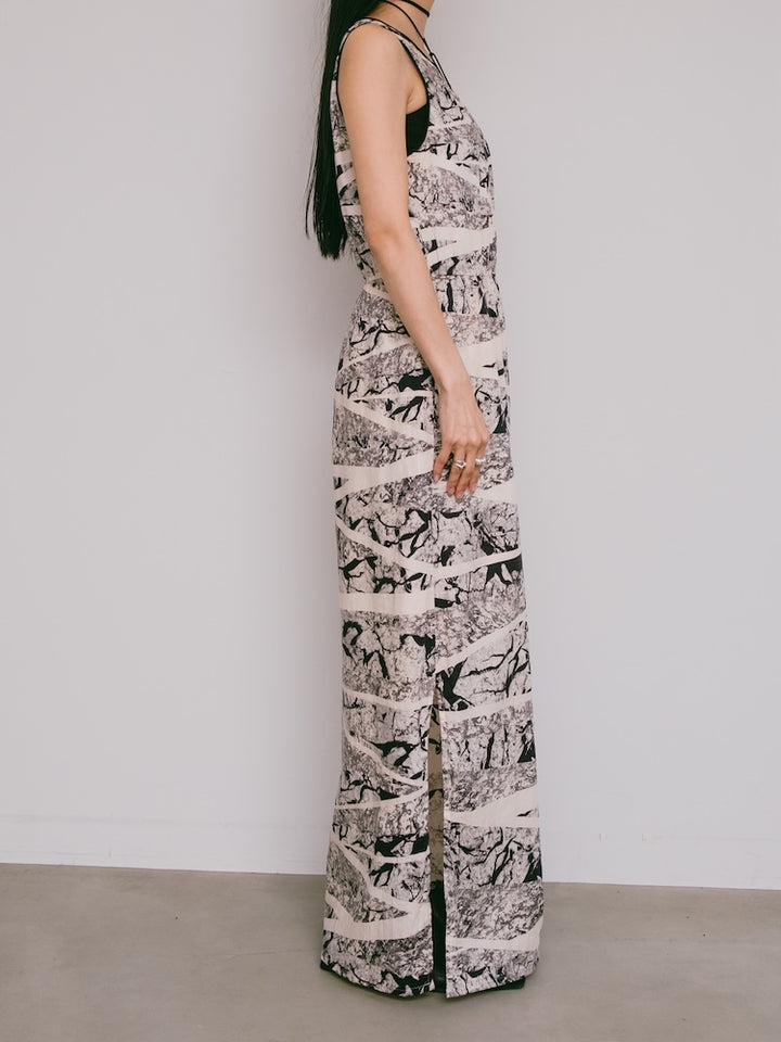 "RUE de FEMME" Abstract Dress