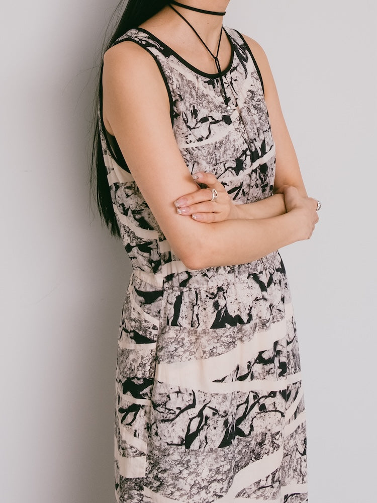 "RUE de FEMME" Abstract Dress