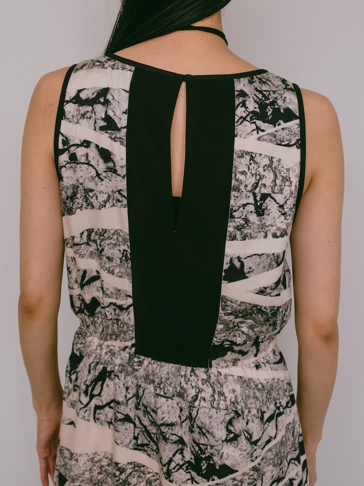 "RUE de FEMME" Abstract Dress