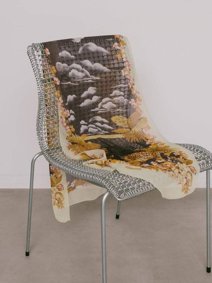 Vintage Scarf / Japonism Art