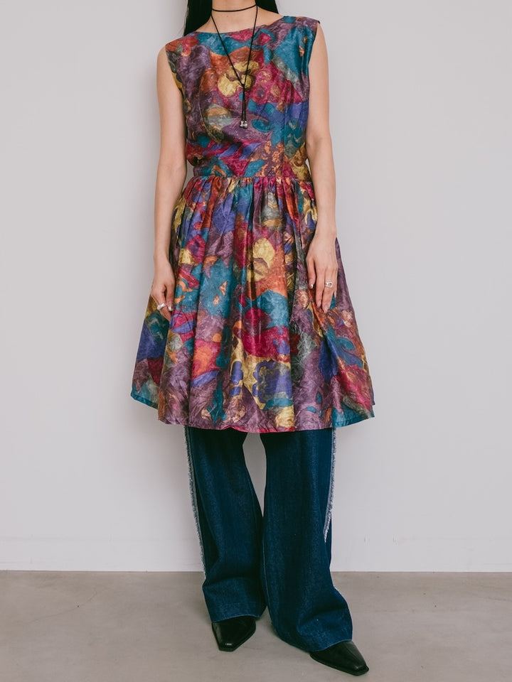 Shantung Art Dress