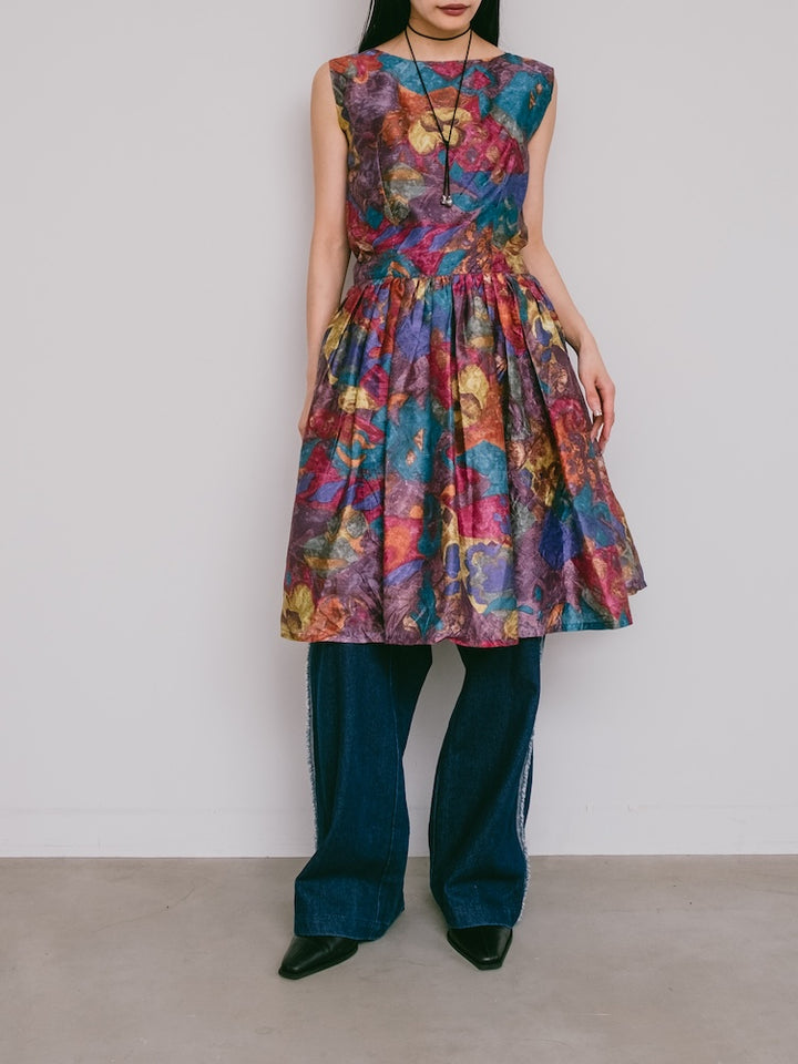 Shantung Art Dress