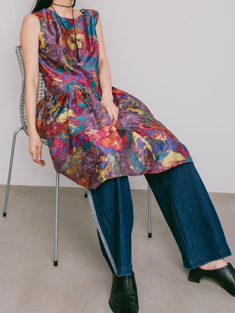 Shantung Art Dress