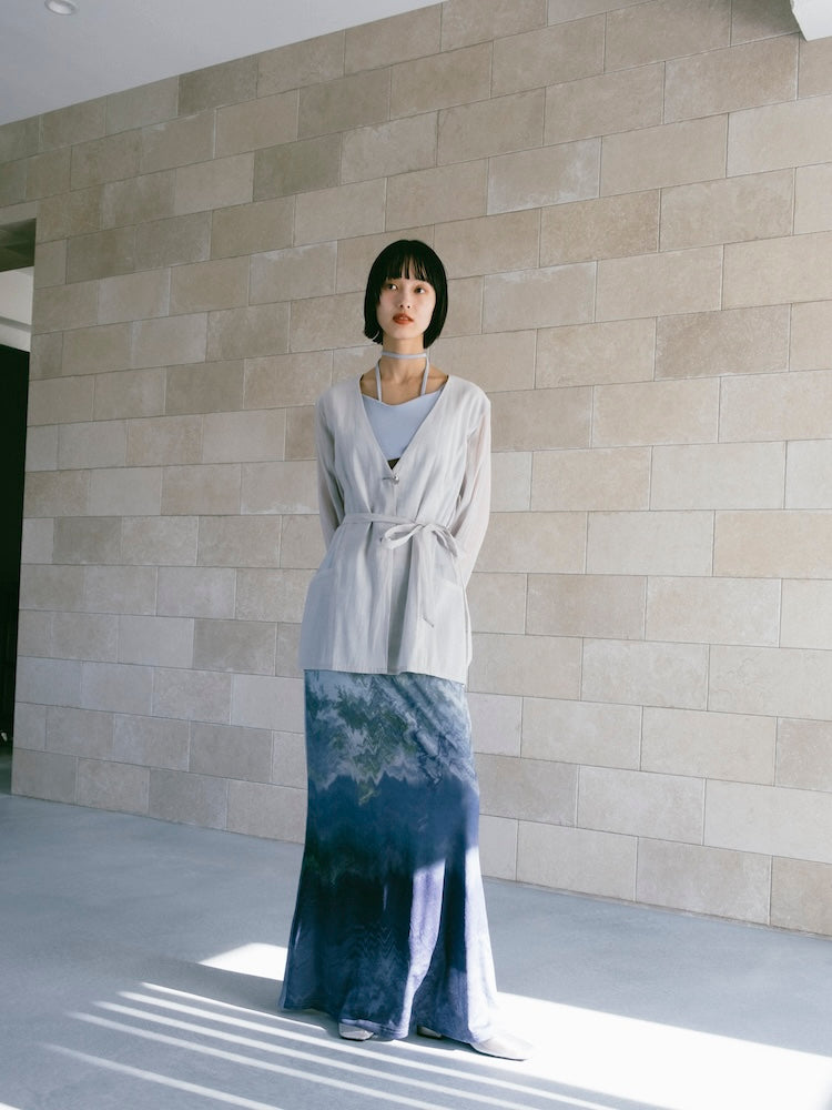 モデル身長：166cm / カラー：LightBlue