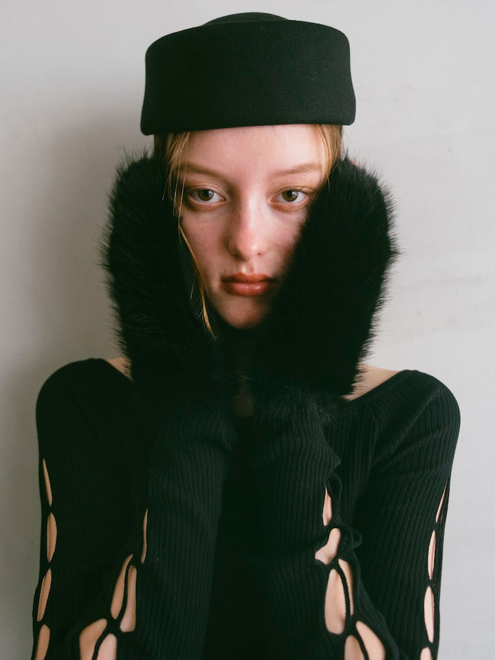 【9月26日(土) 12:00販売開始】Quiet Pillbox Hat