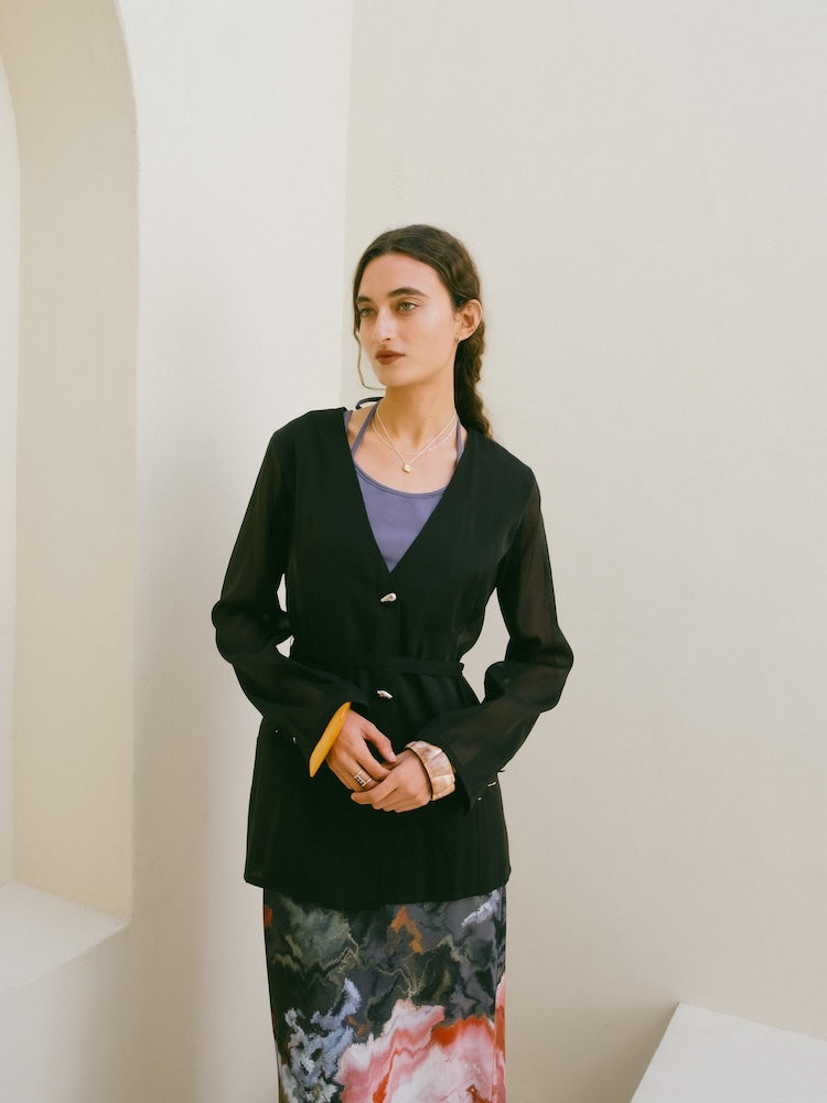 モデル身長：175cm / カラー：Black