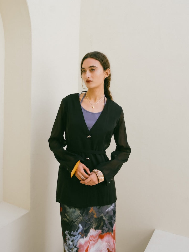 モデル身長：175cm / カラー：Black