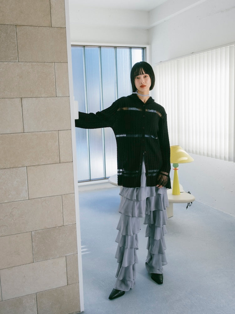 モデル身長：166cm / カラー：DustyBlue