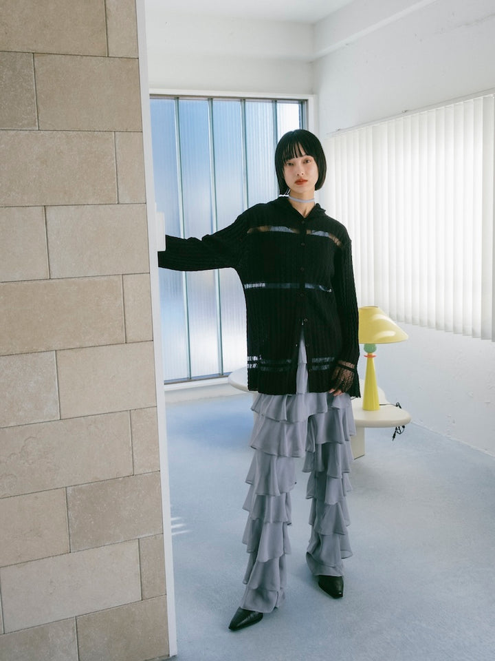 モデル身長：166cm / カラー：DustyBlue