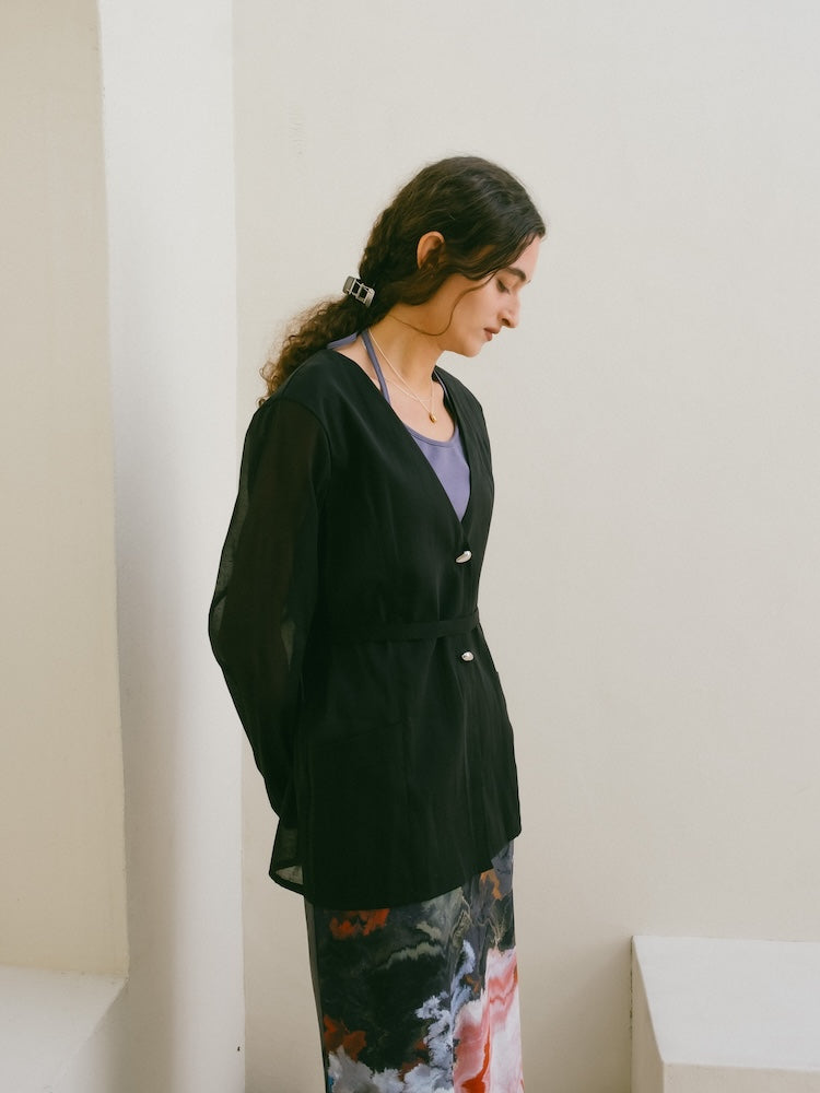 モデル身長：175cm / カラー：Black