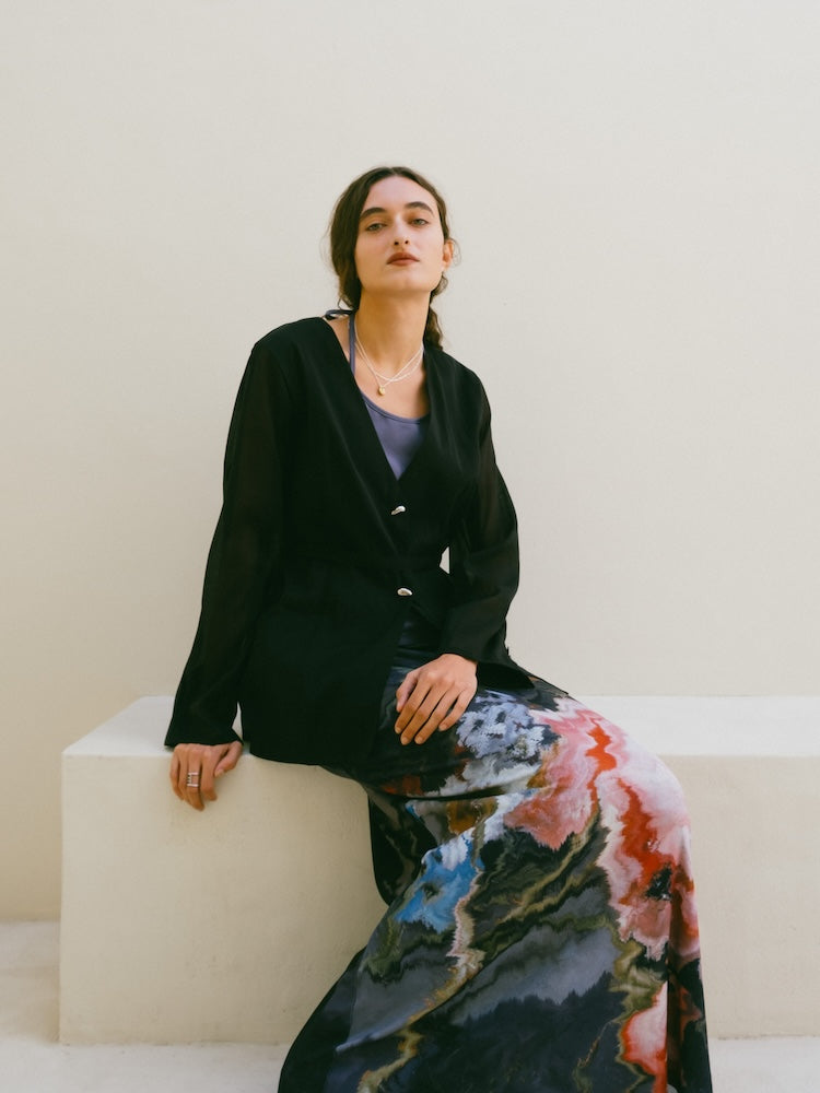 モデル身長：175cm / カラー：Black