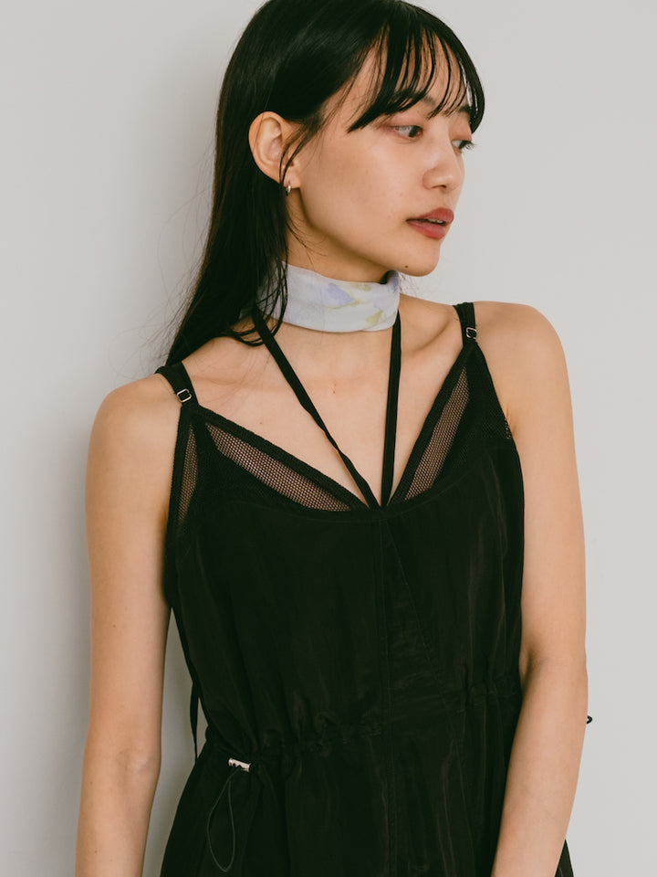 Vintage Scarf / Water Rose
