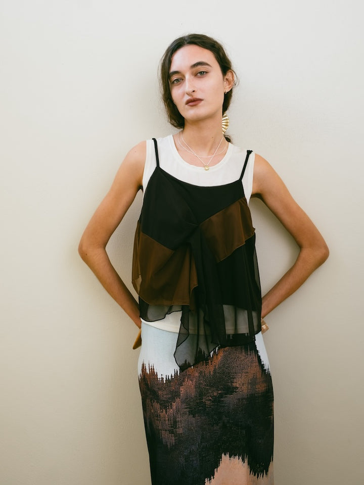 モデル身長：175cm / カラー：Brown