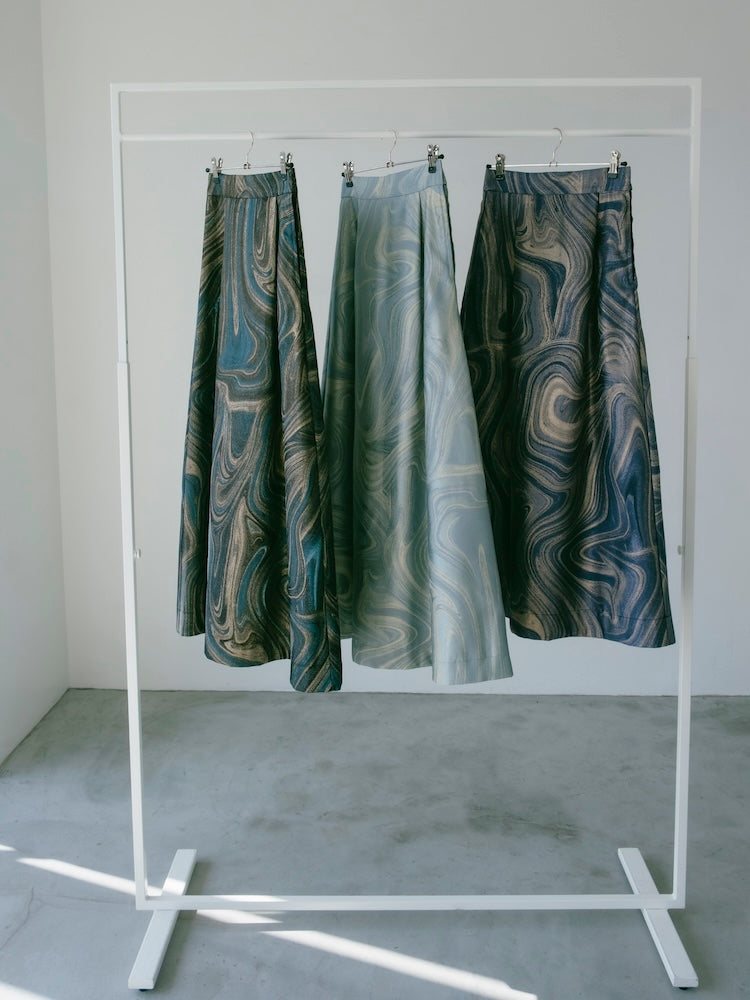 Marble Jacquard Skirt