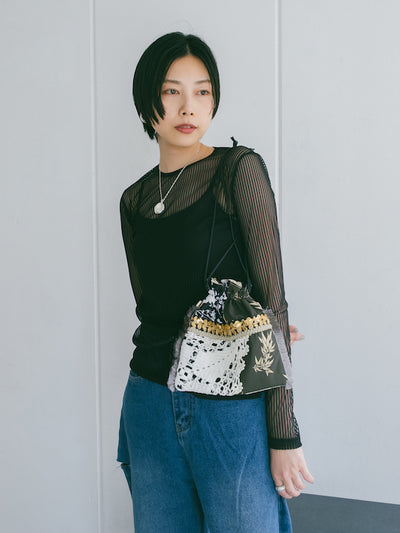 モデル身長：164cm / カラー：Black