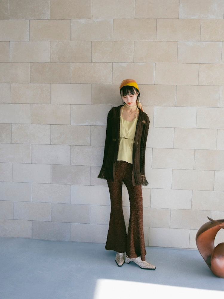 モデル身長：166cm / カラー：Brown