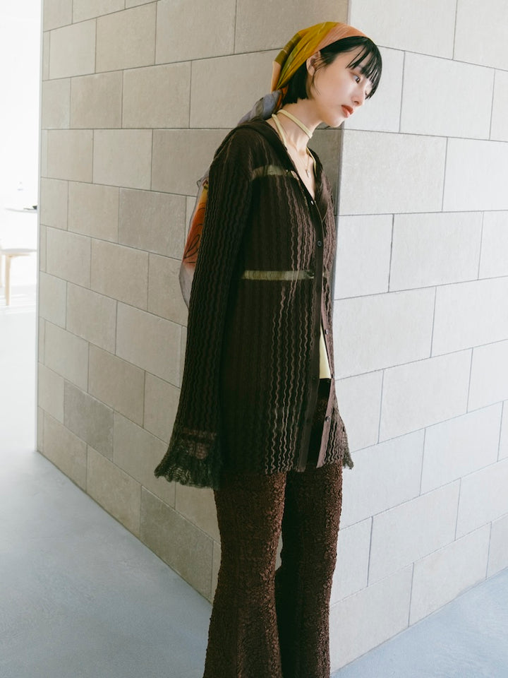 モデル身長：166cm / カラー：Brown