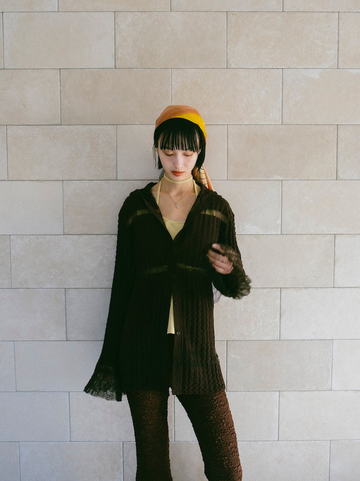 モデル身長：166cm / カラー：Brown