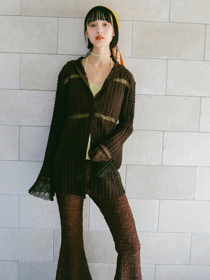 モデル身長：166cm / カラー：Brown