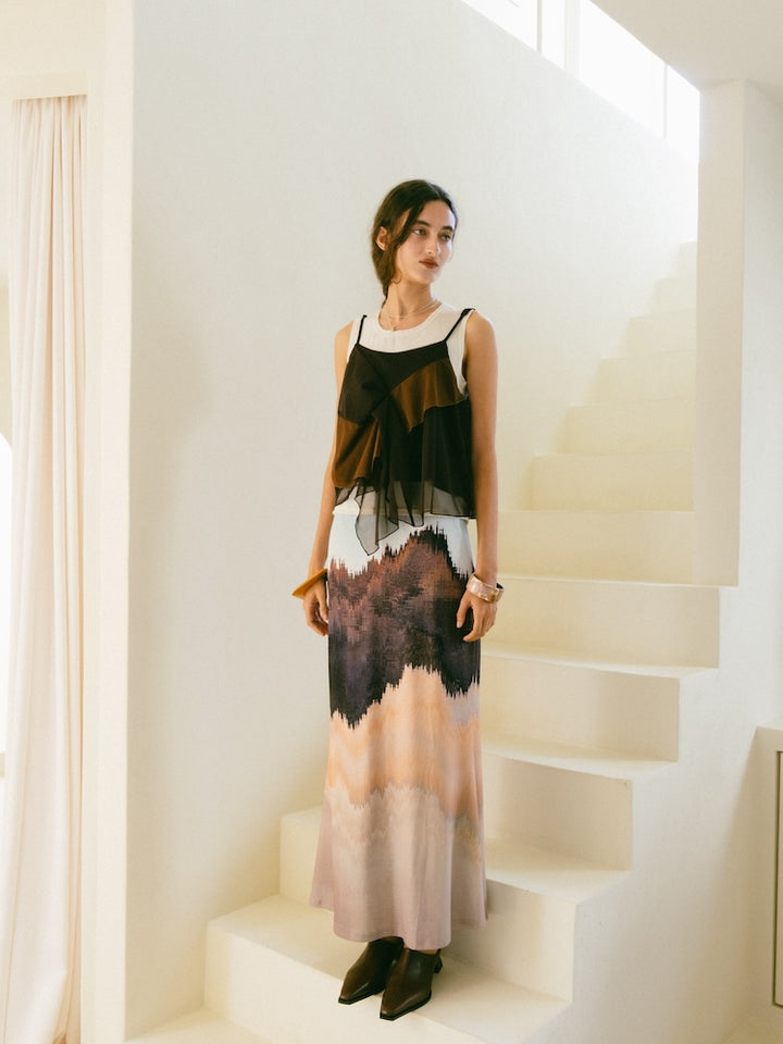 モデル身長：175cm / カラー：Brown