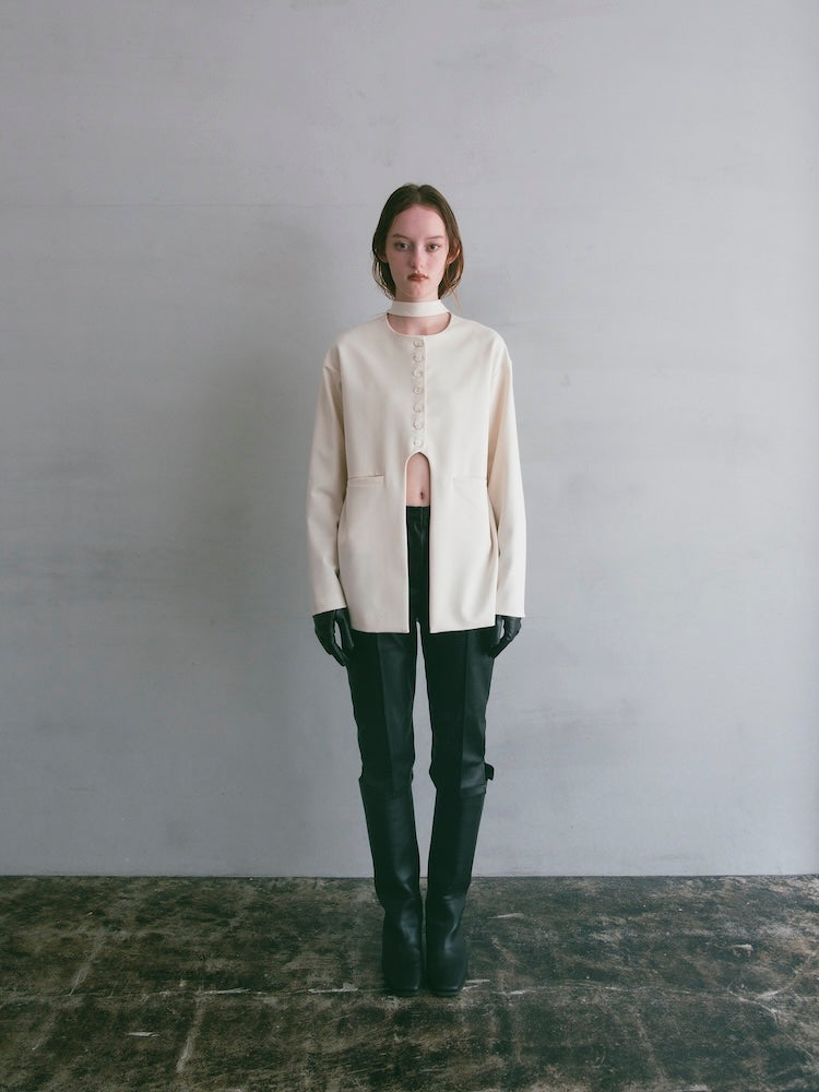 モデル身長：175cm / カラー：Ivory