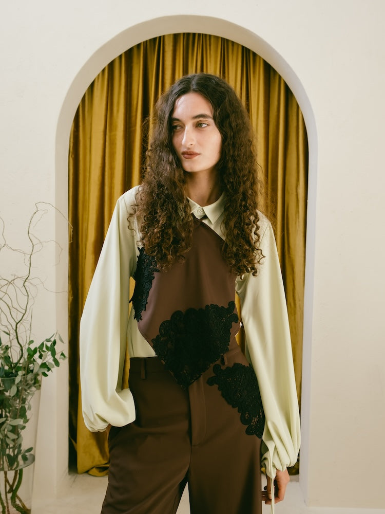 モデル身長：175cm / カラー：Brown