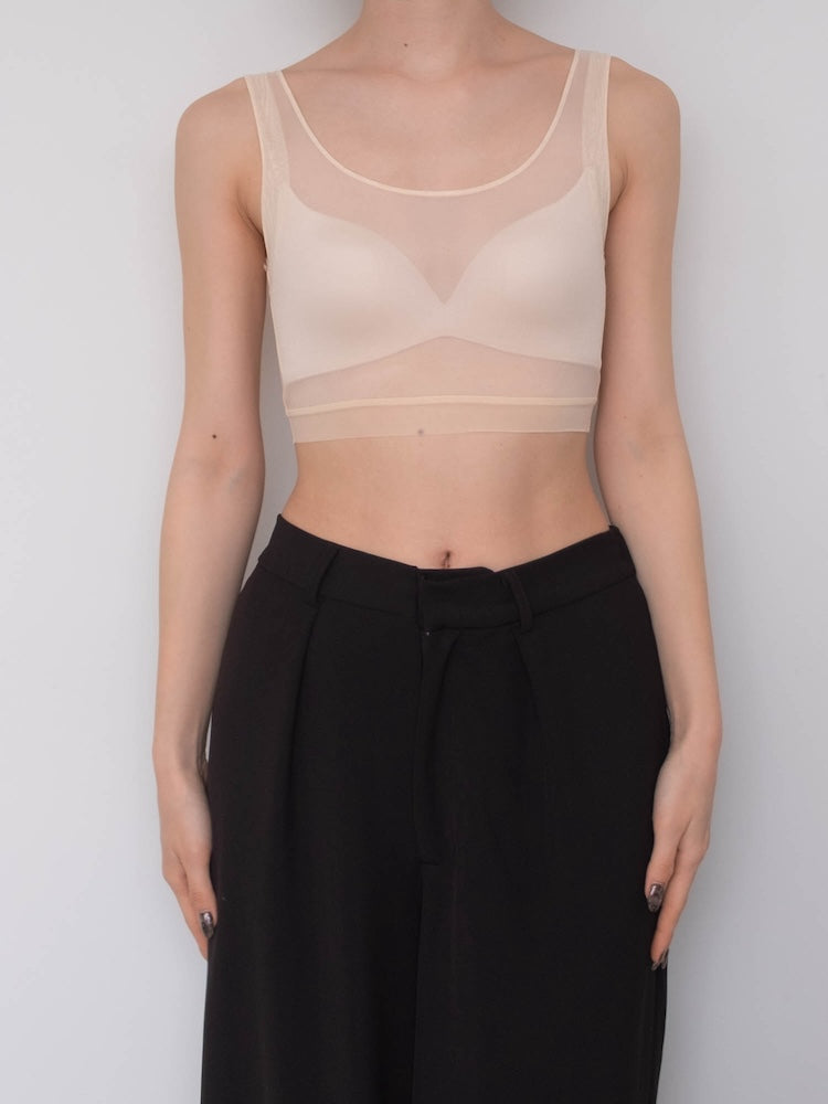 モデル身長：162cm / カラー：Beige / 着用サイズ：Sサイズ