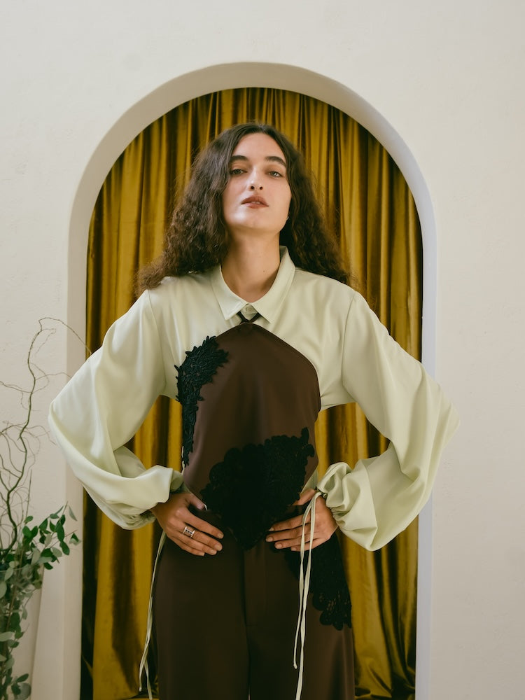 モデル身長：175cm / カラー：Brown