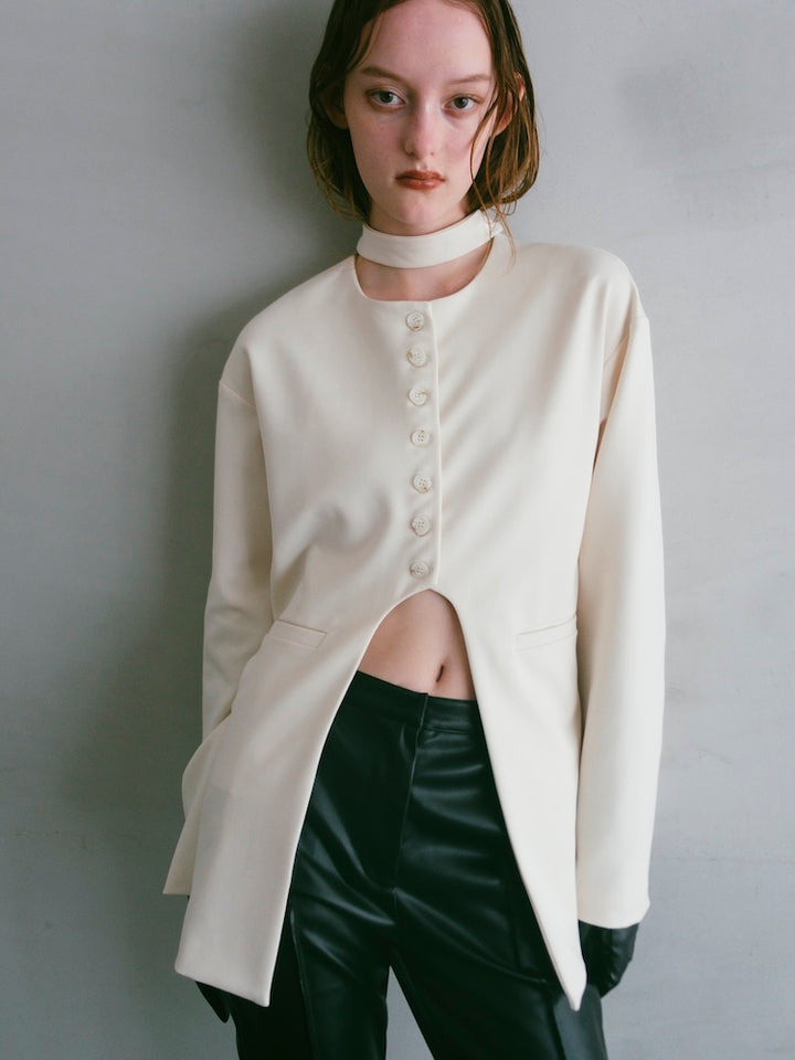 モデル身長：175cm / カラー：Ivory