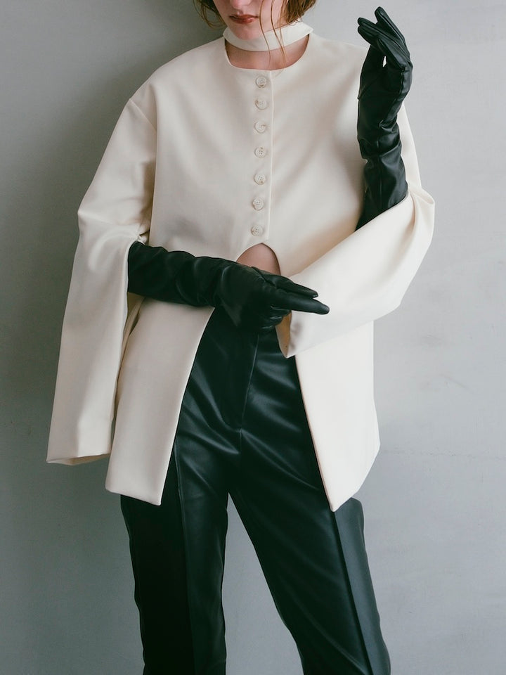 モデル身長：175cm / カラー：Ivory