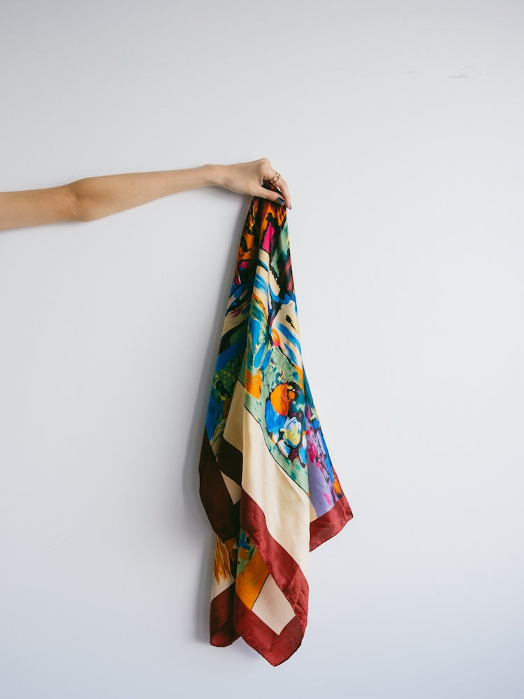 Vintage Scarf / Paint House