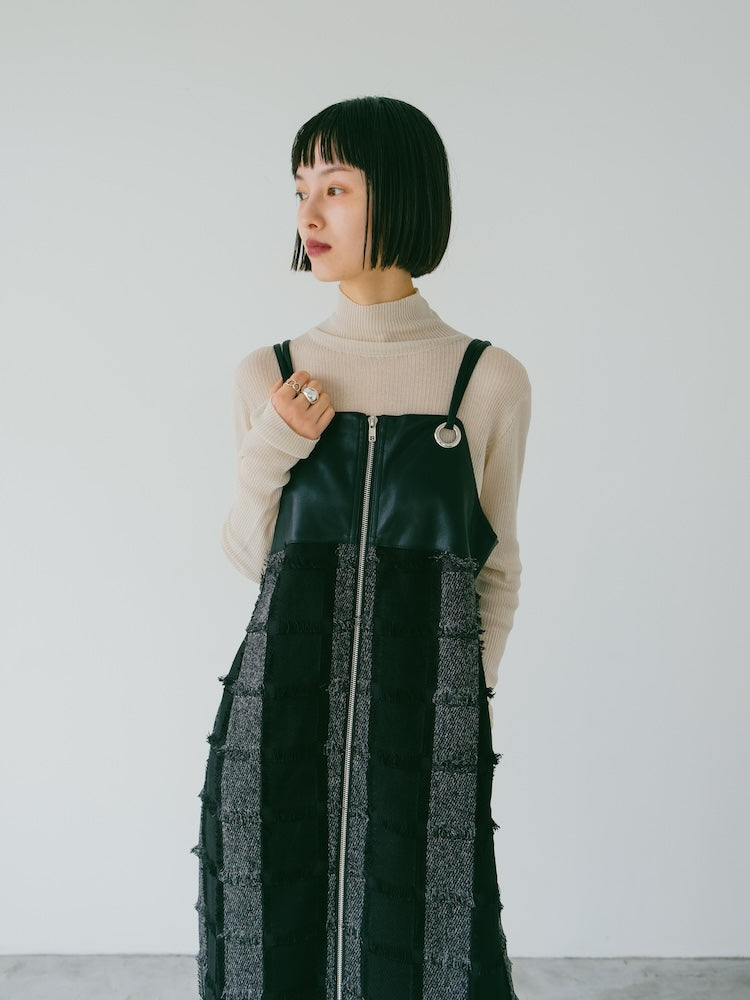 3DジャガードワンピースTHE 3D JACQUARD DRESS キャラメル PRIVEVE（プリヴェヴェ）の「PRIVEVE/プリヴェヴェ/THE 3D