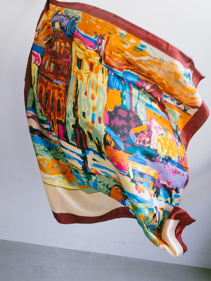 Vintage Scarf / Paint House
