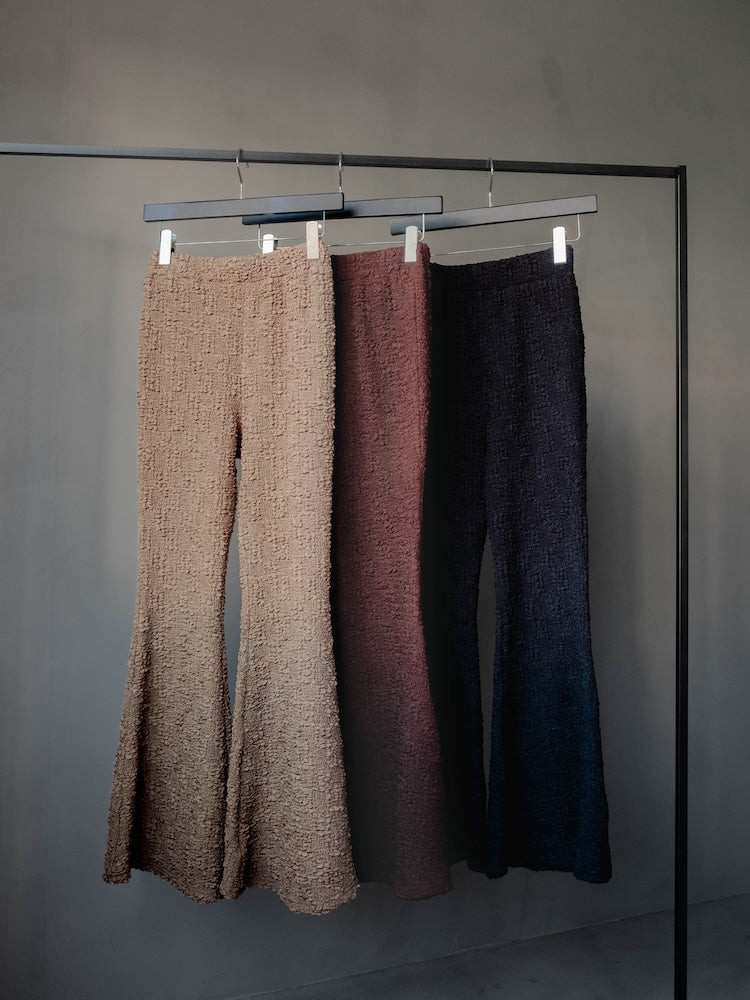 【10月30日(土) 12:00発売開始】Puff Jacquard Stretch Pants