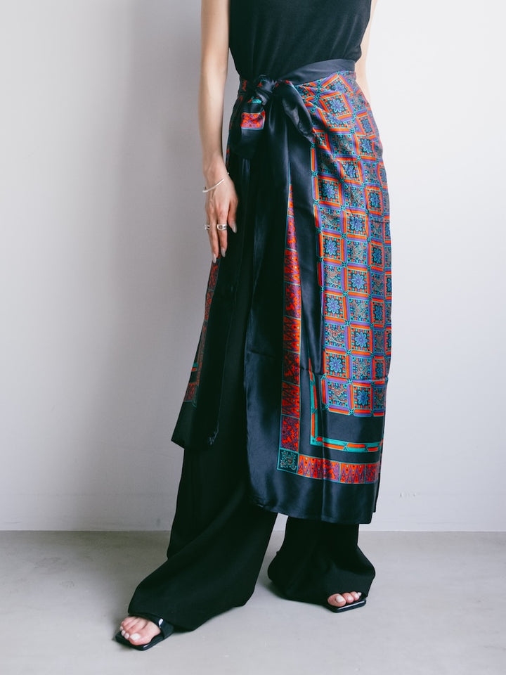Vintage Scarf / Black
