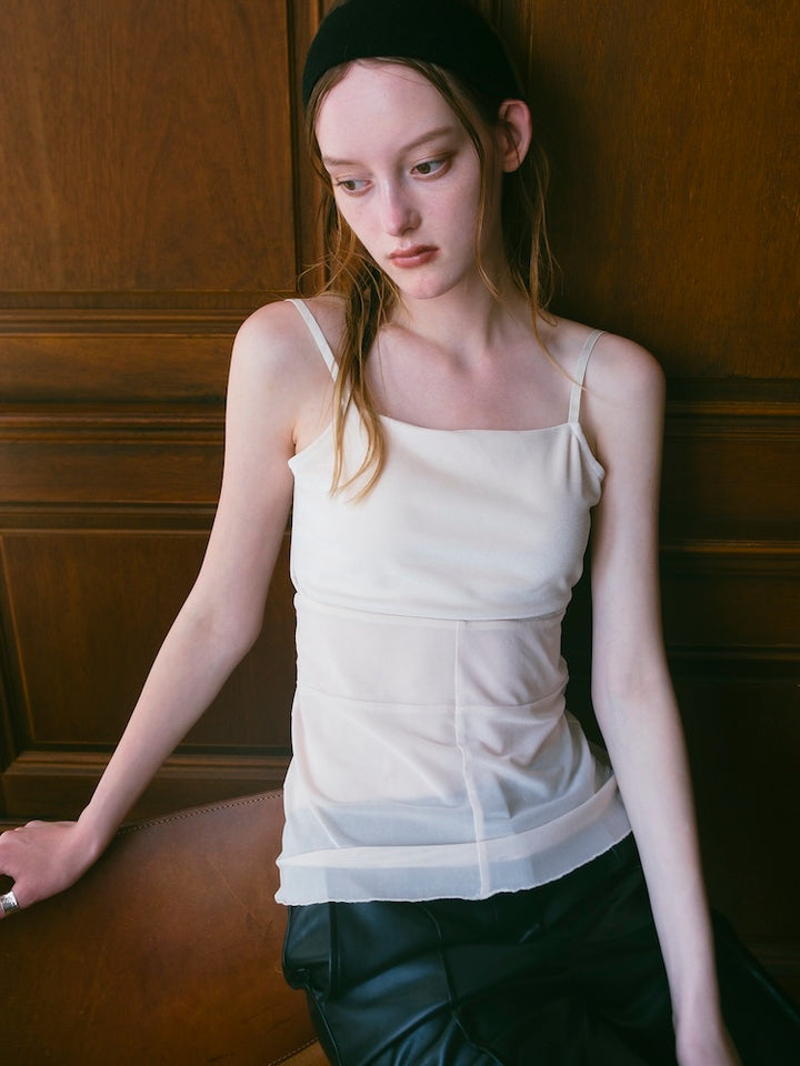 モデル身長：175cm / カラー：Ivory