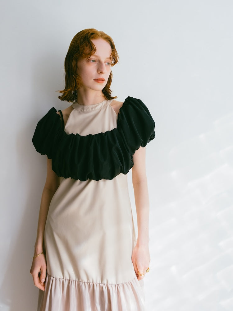 3way Gather Bustier / Black