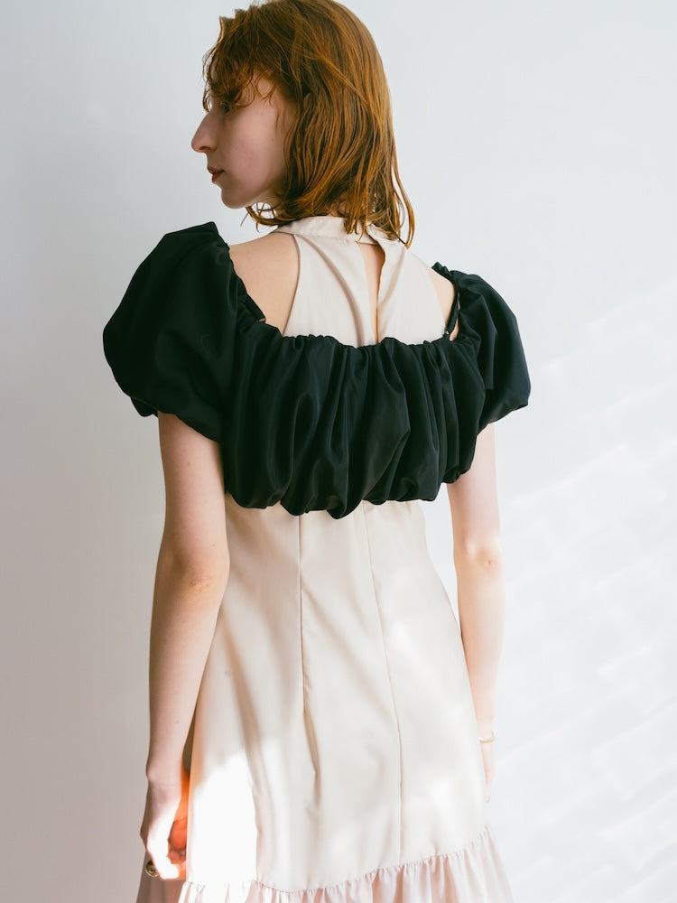 3way Gather Bustier / Black