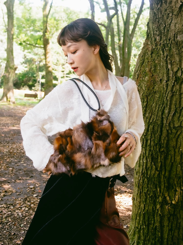 モデル身長：167cm / カラー：Brown