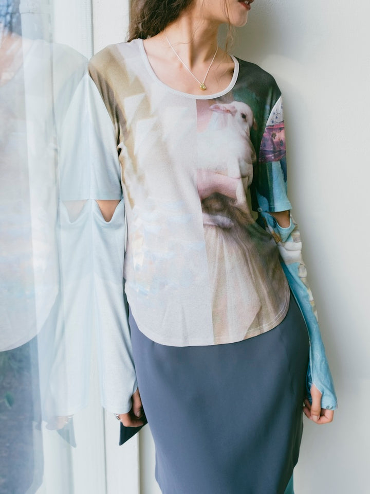 モデル身長：175cm / カラー：03 Sheep