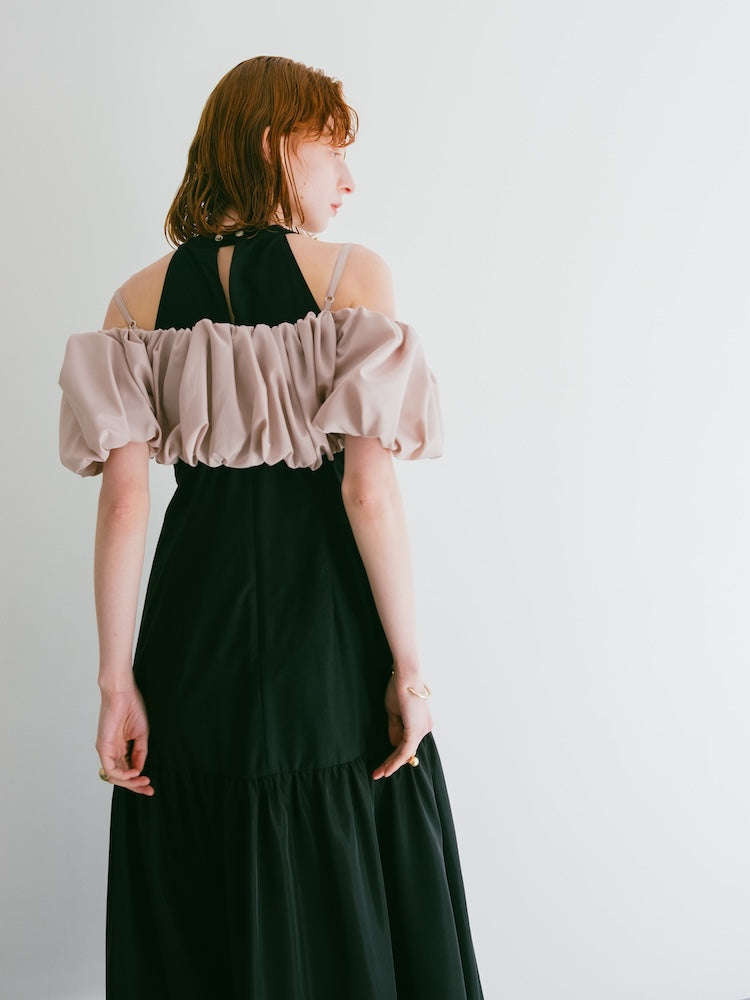 3way Gather Bustier / Ecru