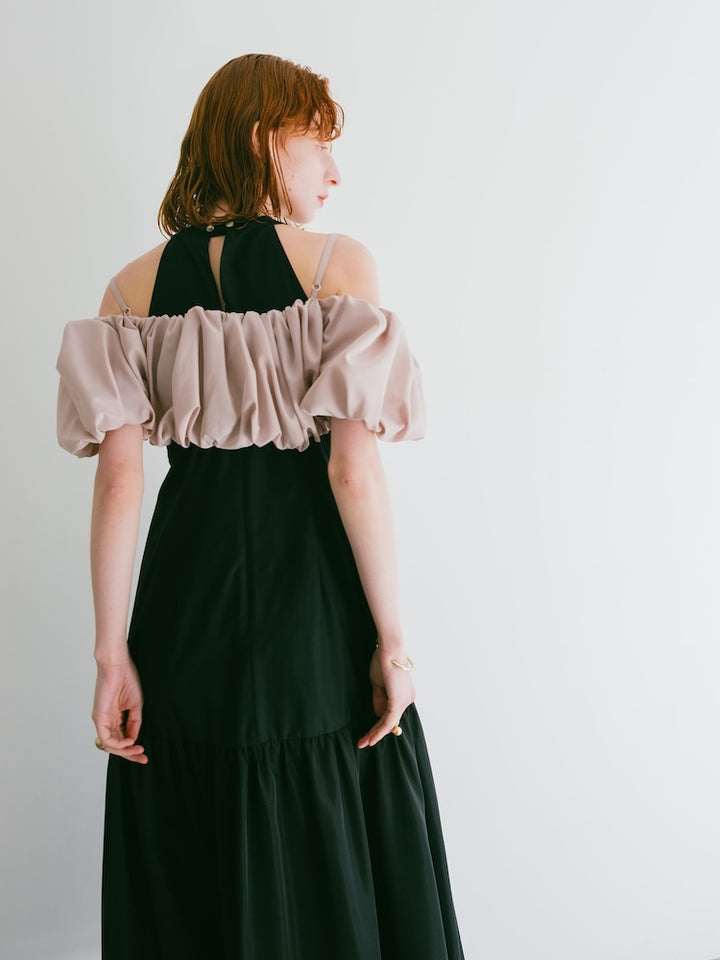3way Gather Bustier / Ecru