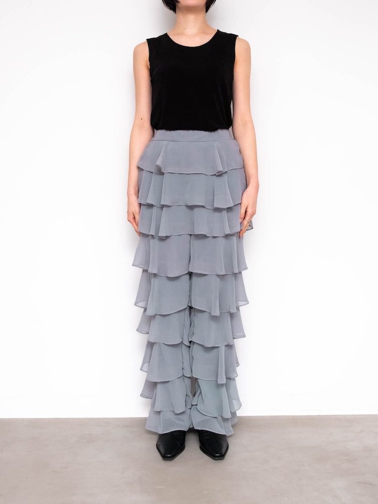 モデル身長：162cm / カラー：DustyBlue