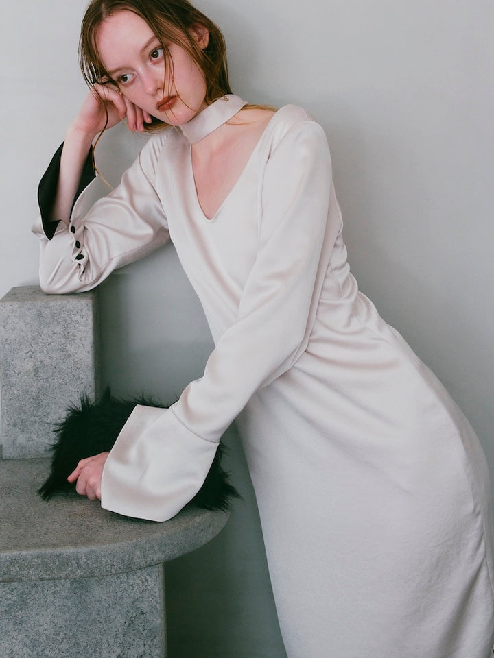 モデル身長：175cm / カラー：Ivory