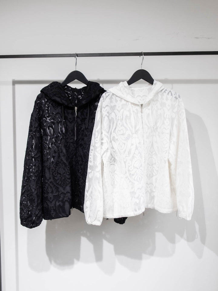 Mystic Flower Lace Hoodie