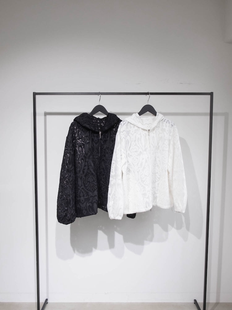 Mystic Flower Lace Hoodie｜ミスティック花柄レースパーカー – MARTE
