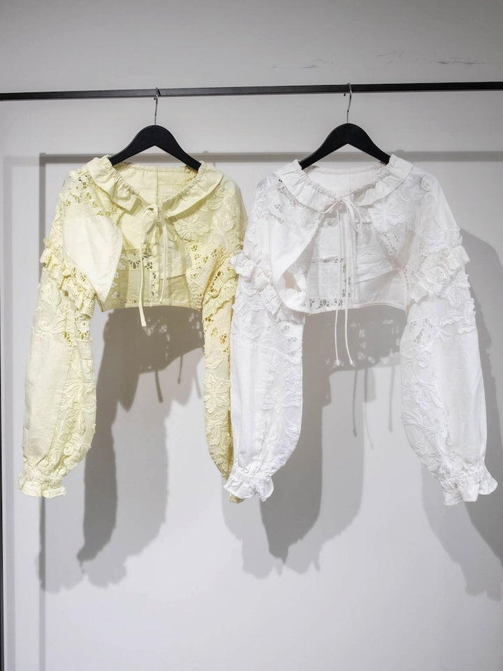 Lace Patchwork Bolero