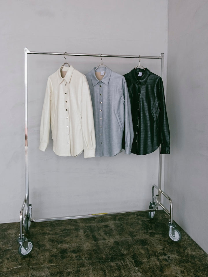 Embossed Leather Jacket